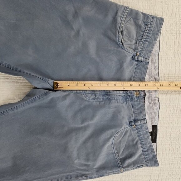 Saks Fifth Avenue Jeans Men's 40x30 Sky Blue Straight Leg Stretch Denim EUC - Picture 5 of 16